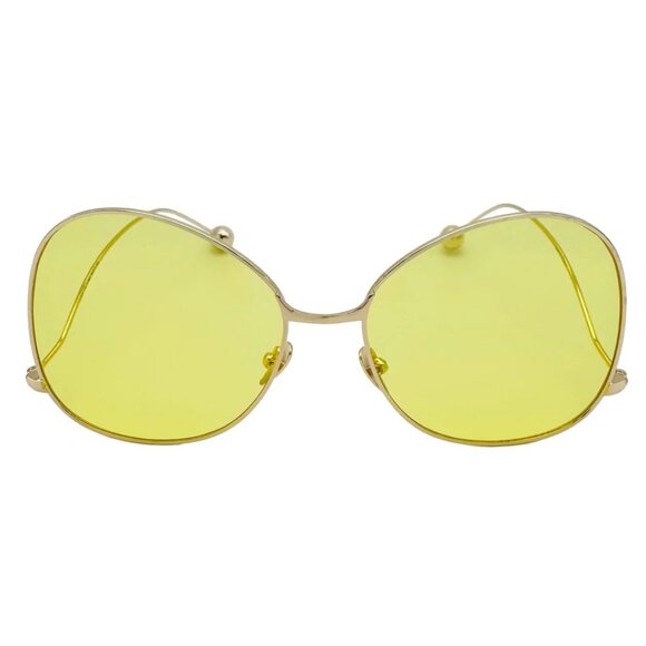 7024 | Yellow Butterfly Lens Sunglasses - Picture 1 of 5